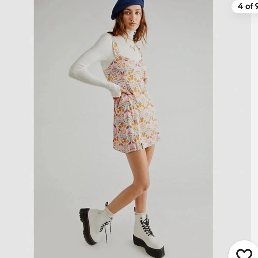 Free People Sasha floral mini dress